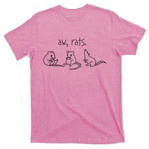 Aw Rats Cute Rat Trio Funny T-Shirt