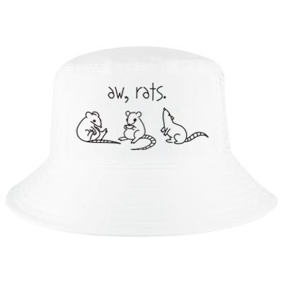 Aw Rats Cute Rat Trio Funny Cool Comfort Performance Bucket Hat