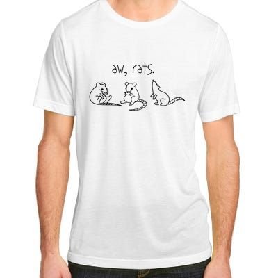 Aw Rats Cute Rat Trio Adult ChromaSoft Performance T-Shirt