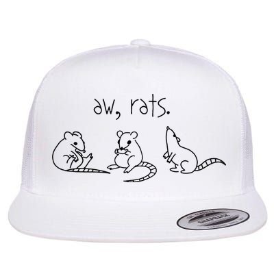 Aw Rats Cute Rat Trio Flatbill Hat