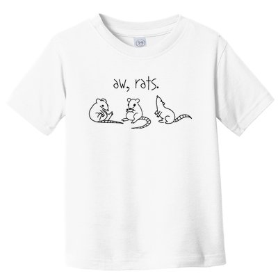 Aw Rats Cute Rat Trio Toddler T-Shirt