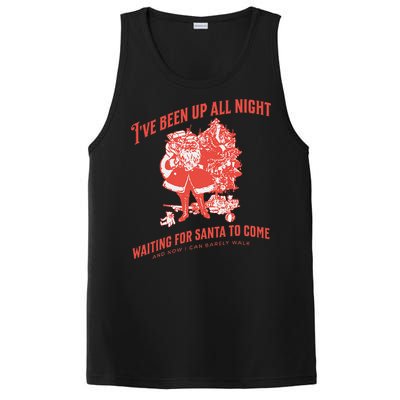 Adult Rude Christmas Waiting For Santa PosiCharge Competitor Tank