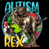 Autism Rex Cool Autism Awareness T Rex Design Impact Tech Backpack