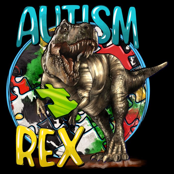 Autism Rex Cool Autism Awareness T Rex Design Impact Tech Backpack
