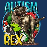 Autism Rex Cool Autism Awareness T Rex Design Visor
