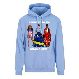 American Raised Curacao Vibes Born In South America Dna Gift Unisex Surf Hoodie