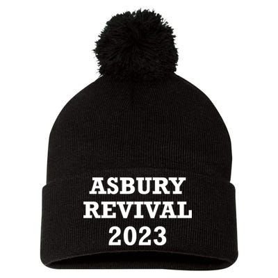 Asbury Revival Christian University College Praise & Worship Pom Pom 12in Knit Beanie