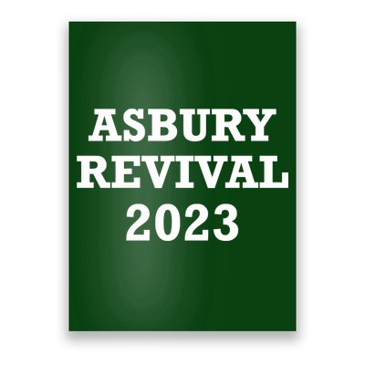 Asbury Revival Christian University College Praise & Worship Poster