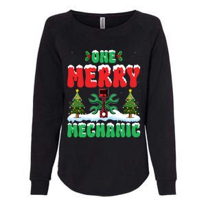 Auto Repairman Christmas One Merry Mechanic Xmas Tree Womens California Wash Sweatshirt