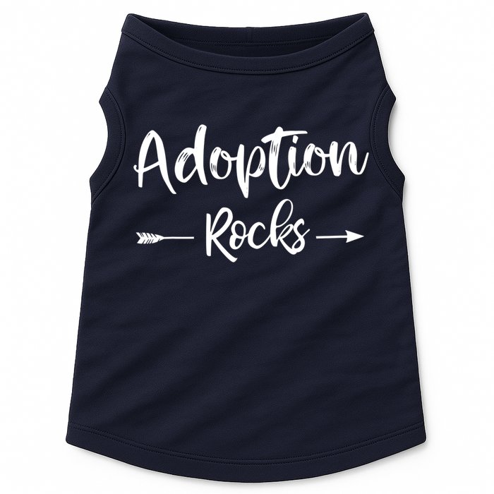 Adoption Rocks Cute Christian Adopt Adoption Day Family Doggie Tank