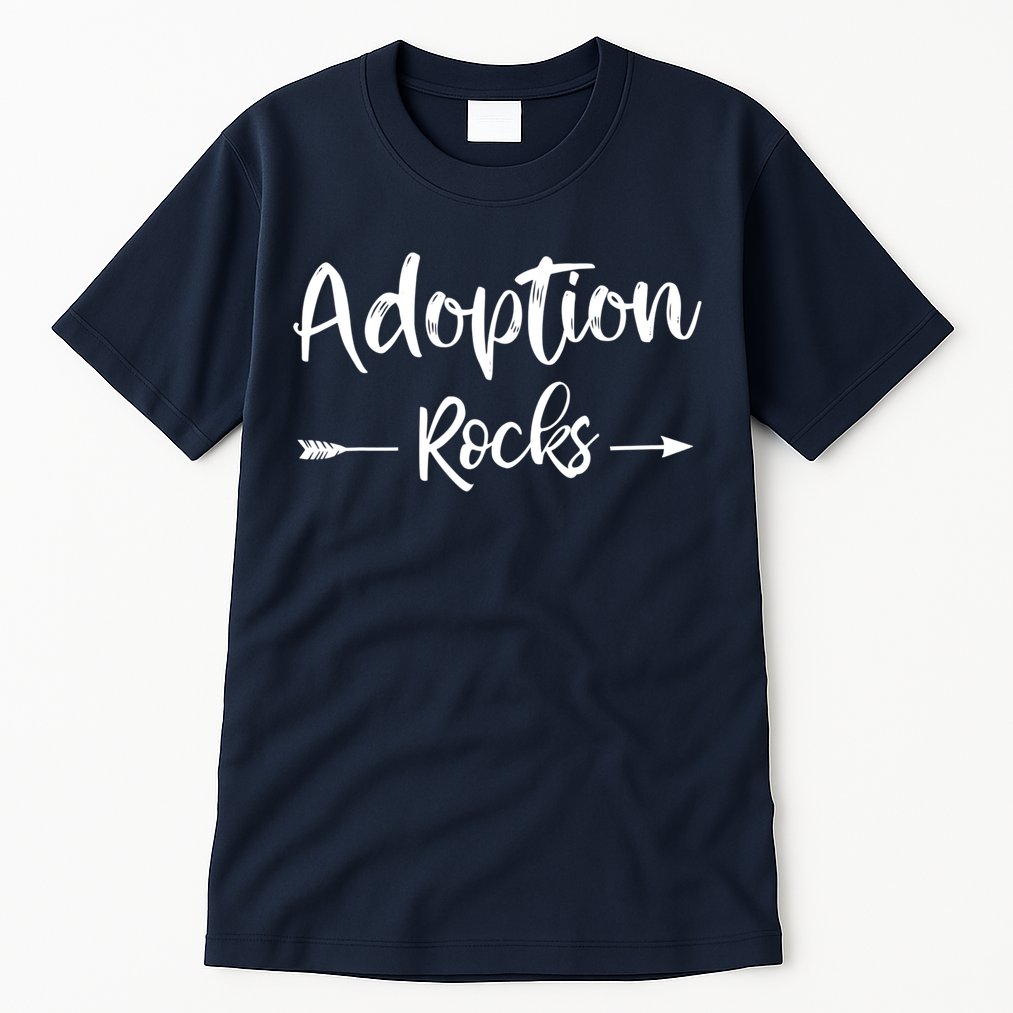 Adoption Rocks Cute Christian Adopt Adoption Day Family Tall T-Shirt