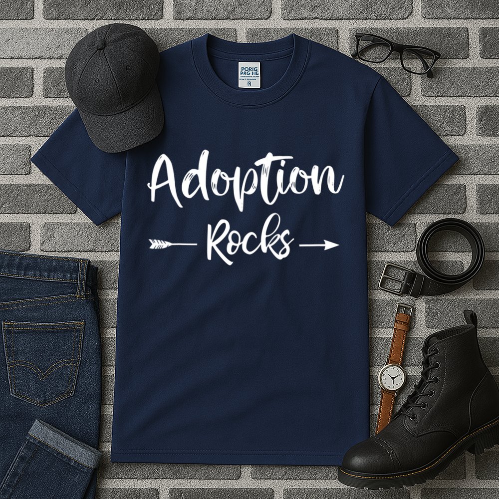 Adoption Rocks Cute Christian Adopt Adoption Day Family Tall T-Shirt