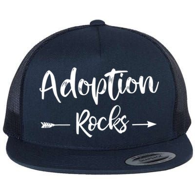 Adoption Rocks Cute Christian Adopt Adoption Day Family Flatbill Hat