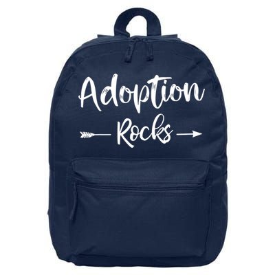 Adoption Rocks Cute Christian Adopt Adoption Day Family 16 in Basic Backpack