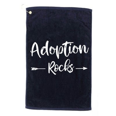Adoption Rocks Cute Christian Adopt Adoption Day Family Golf Towel