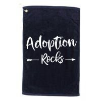 Adoption Rocks Cute Christian Adopt Adoption Day Family Golf Towel
