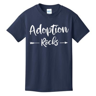 Adoption Rocks Cute Christian Adopt Adoption Day Family Kids T-Shirt