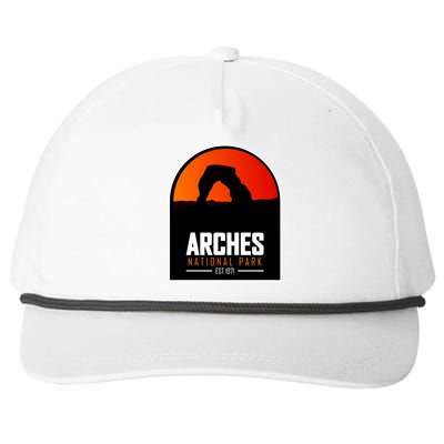 Arches National Park Snapback Five-Panel Rope Hat