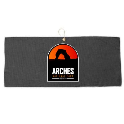 Arches National Park Large Microfiber Waffle Golf Towel