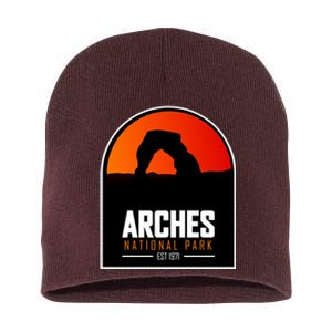 Arches National Park Short Acrylic Beanie