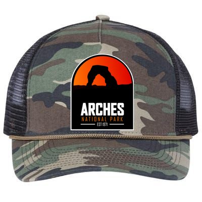 Arches National Park Retro Rope Trucker Hat Cap