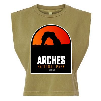 Arches National Park Garment-Dyed Women's Muscle Tee