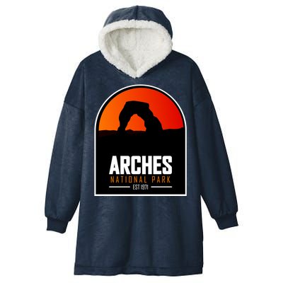 Arches National Park Hooded Wearable Blanket