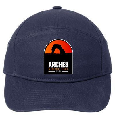 Arches National Park 7-Panel Snapback Hat