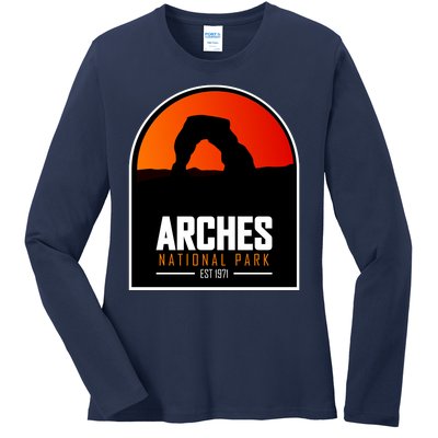 Arches National Park Ladies Long Sleeve Shirt