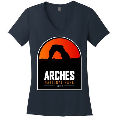 Arches National Park Women's V-Neck T-Shirt