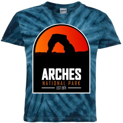 Arches National Park Kids Tie-Dye T-Shirt