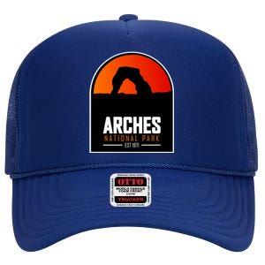 Arches National Park High Crown Mesh Back Trucker Hat