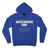 Auto Racing Definition Car Racing Adventure Sports Gift Hoodie