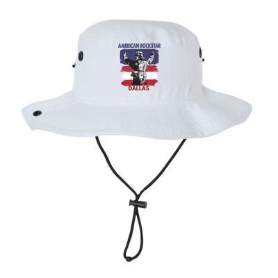 American Rockstar Dallas Texas Gift For Firefighter Cool Gift Legacy Cool Fit Booney Bucket Hat