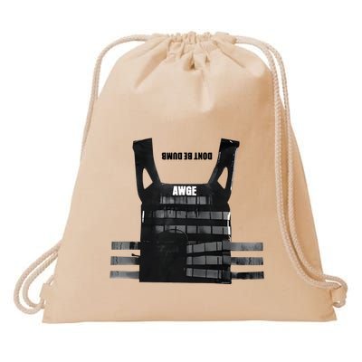 Asap Rocky DonT Be Dumb Drawstring Bag