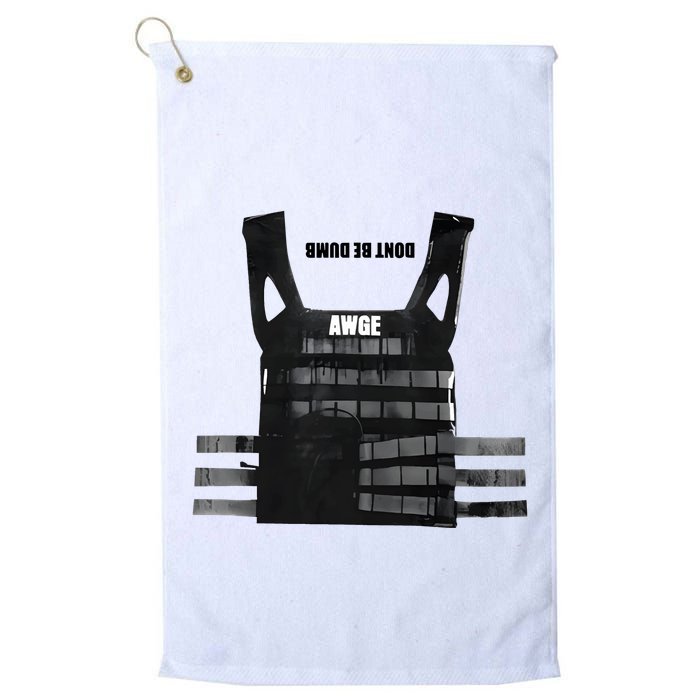 Asap Rocky DonT Be Dumb Golf Towel