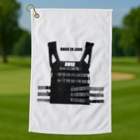 Asap Rocky DonT Be Dumb Golf Towel