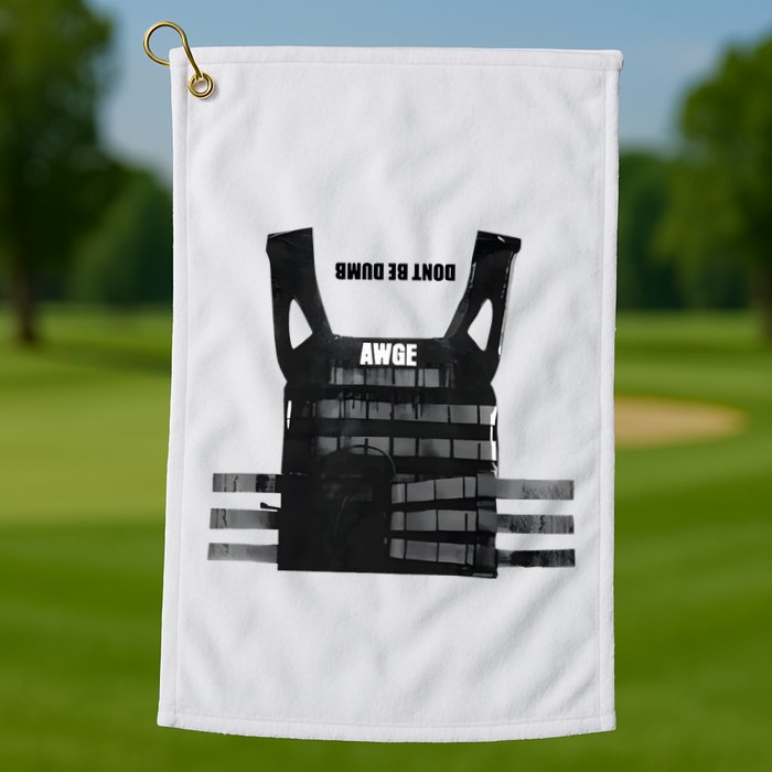 Asap Rocky DonT Be Dumb Golf Towel