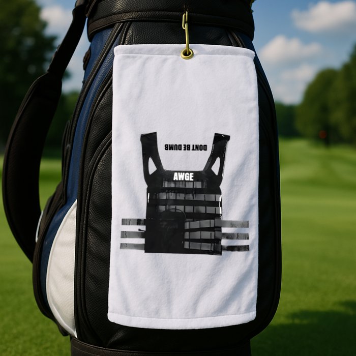 Asap Rocky DonT Be Dumb Golf Towel