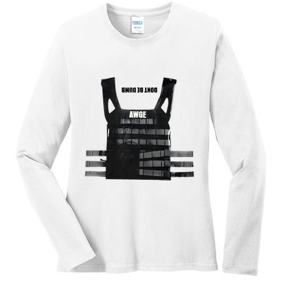 Asap Rocky DonT Be Dumb Ladies Long Sleeve Shirt