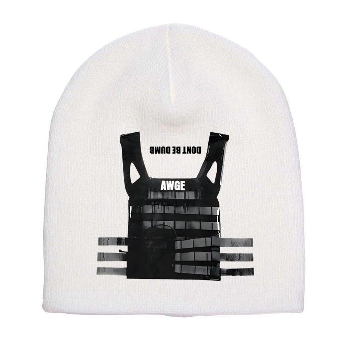 Asap Rocky DonT Be Dumb Short Acrylic Beanie