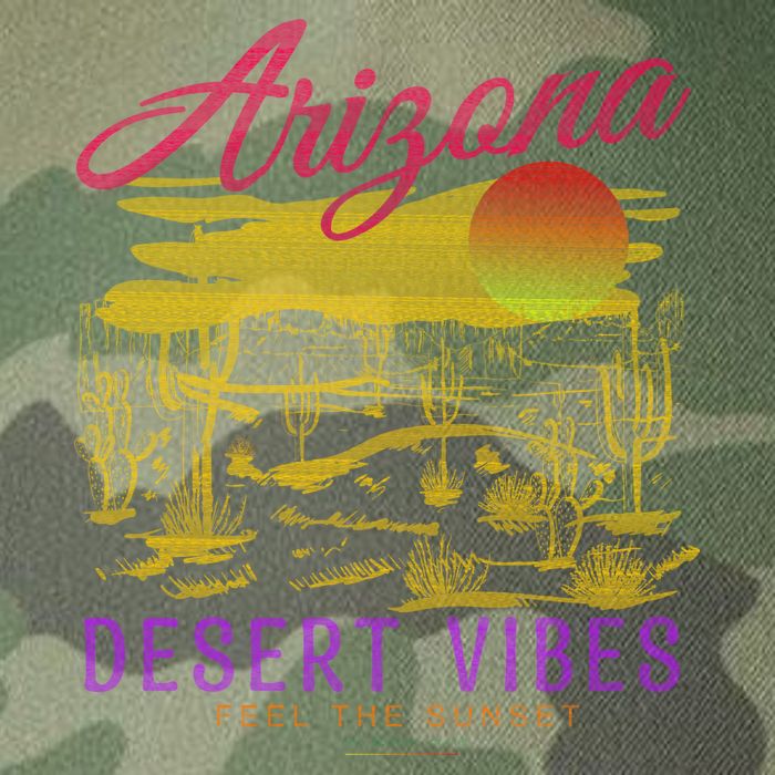 Arizona Retro Desert Vibes Legacy Tie Dye Trucker Hat