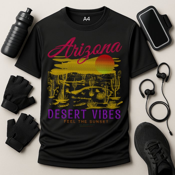 Arizona Retro Desert Vibes Performance Shirt