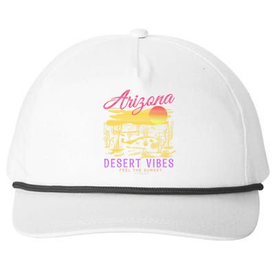 Arizona Retro Desert Vibes Snapback Five-Panel Rope Hat