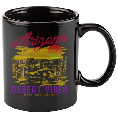 Arizona Retro Desert Vibes 11oz C Handle Ceramic Mug