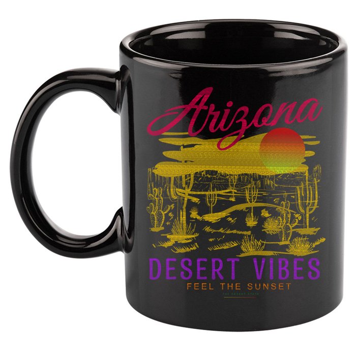 Arizona Retro Desert Vibes 11oz C Handle Ceramic Mug
