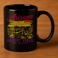 Arizona Retro Desert Vibes 11oz C Handle Ceramic Mug