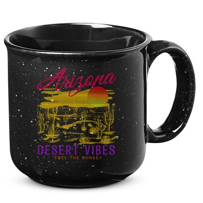 Arizona Retro Desert Vibes 15oz Campfire Ceramic Mug