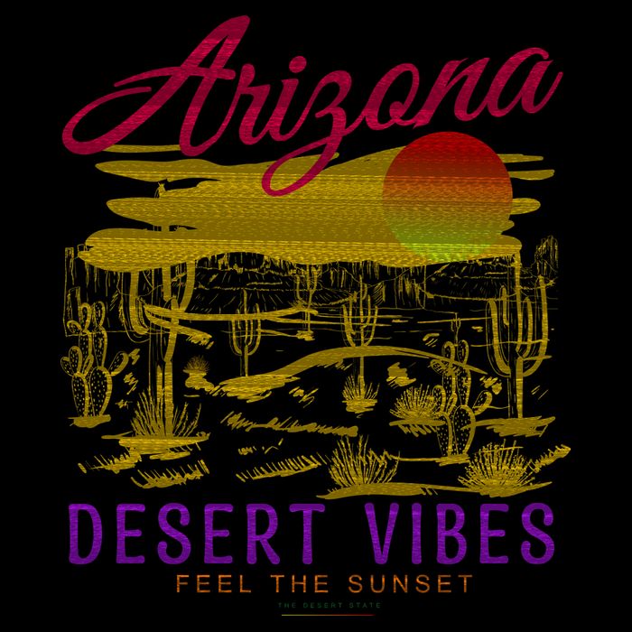 Arizona Retro Desert Vibes 16 in Basic Backpack