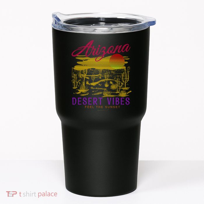 Arizona Retro Desert Vibes Tumbler